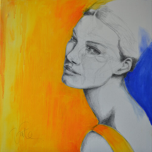 Silent Thoughts van Bego Lafuente, Schilderij te koop op Singulart