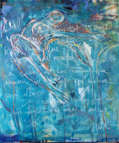 EL VIENTRE DEL TIEMPO van Bego Lafuente, Schilderij te koop op Singulart