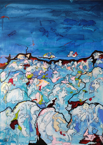 LA VIDA ES BELLA -NEVERLAND van Bego Lafuente, Schilderij te koop op Singulart