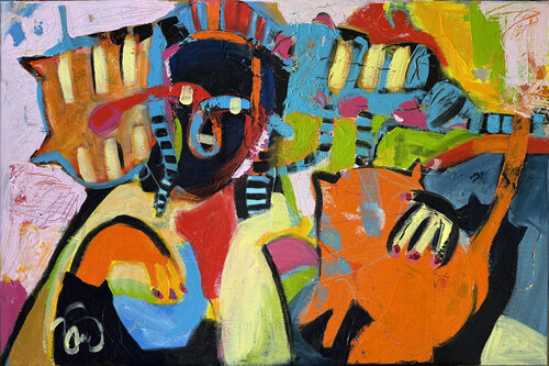 SUSURRO TRIBAL van Bego Lafuente, Schilderij te koop op Singulart