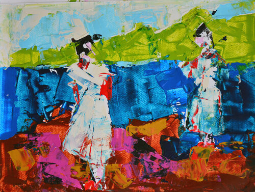 Contemplation van Bego Lafuente, Werk op papier te koop op Singulart