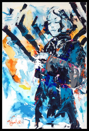 UNDER THE UMBRELLA van Bego Lafuente, Schilderij te koop op Singulart