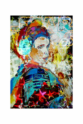 La Fallera de las Galaxias. Edicion papel- 1/20 van Bego Lafuente, Digitaal te koop op Singulart