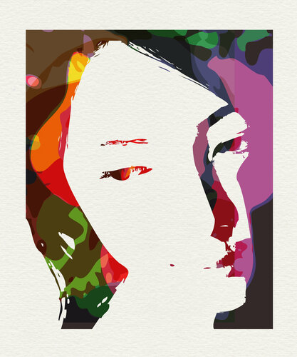Retrato de mujer 07.  Edicion papel- 2/30 van Bego Lafuente, Digitaal te koop op Singulart