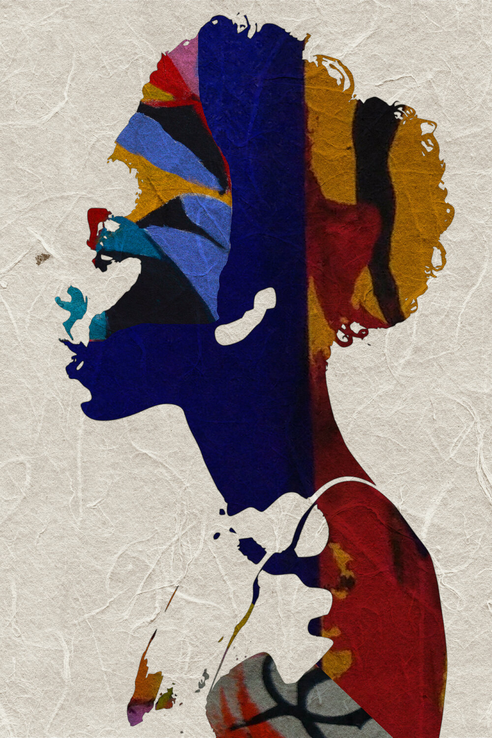 Azul -Feeling blue -60x40 Bego Lafuente