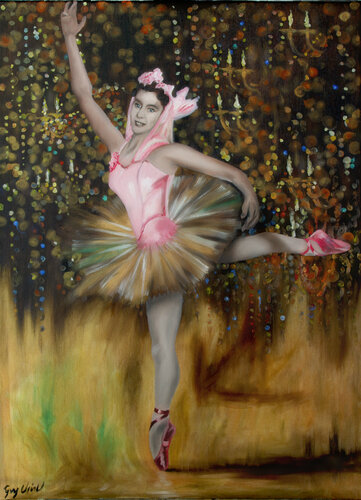 'Ballet' Original SOLD 🔴 £520 van Guy UsinU, Schilderij te koop op Singulart