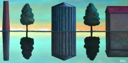 Recomposition of a Landscape - 2 von Andrea Vandoni, Malerei kaufen auf Singulart