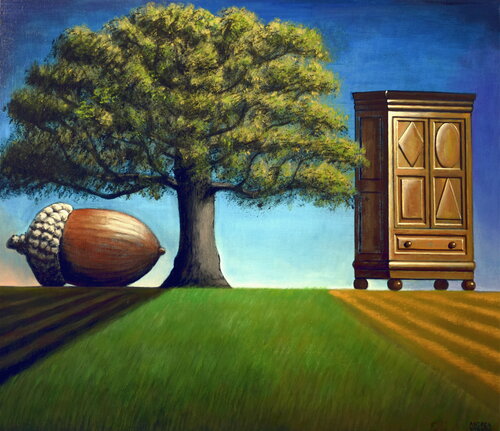 THE THREE AGES - 5 van Andrea Vandoni, Schilderij te koop op Singulart