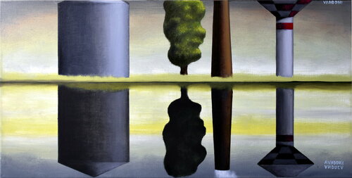Complete Only In The Reflection van Andrea Vandoni, Schilderij te koop op Singulart
