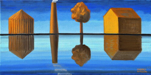 The Sun di Andrea Vandoni, Pittura in vendita su Singulart