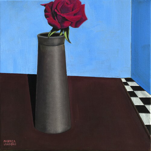LET'S PUT FLOWERS IN OUR CHIMNEYS! - 2 van Andrea Vandoni, Schilderij te koop op Singulart