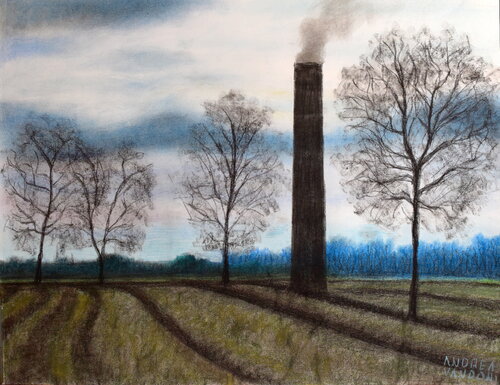 A NEW TREE de Andrea Vandoni, Dibujo a la venta en Singulart
