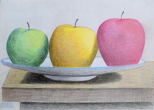 Apples by Andrea Vandoni, 소묘 for Sale on Singulart