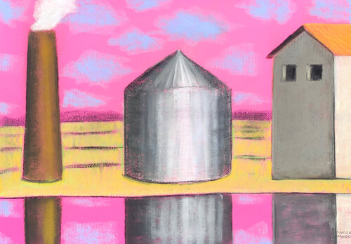 Silent Landscape by Andrea Vandoni, Work on Paper for Sale on Singulart