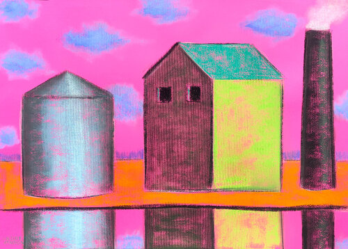 Silent Landscape - 2 de Andrea Vandoni, Obra en papel a la venta en Singulart