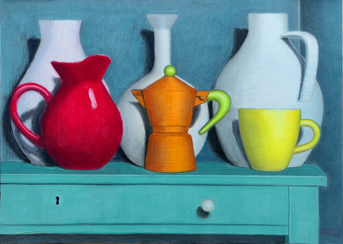 RECEPTACLES - 3 von Andrea Vandoni, Malerei kaufen auf Singulart