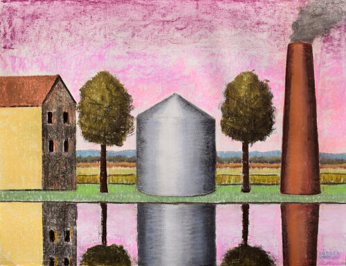 SILENT LANDSCAPE 4 von Andrea Vandoni, Werk auf Papier kaufen auf Singulart