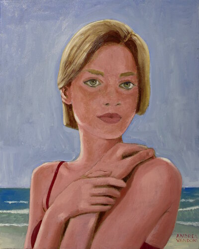 Bather - 2 di Andrea Vandoni, Pittura in vendita su Singulart