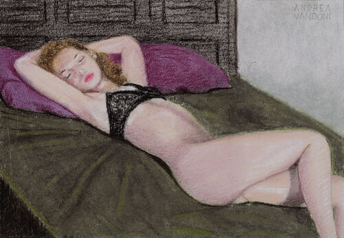 RIPOSO par Andrea Vandoni, Dessin en vente sur Singulart