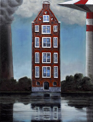PAESAGGI IMPROBABILI - 7 di Andrea Vandoni, Pittura in vendita su Singulart