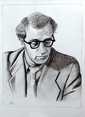 STUDIO SULLA FISIONOMIA - WOODY by Andrea Vandoni, Work on Paper for Sale on Singulart