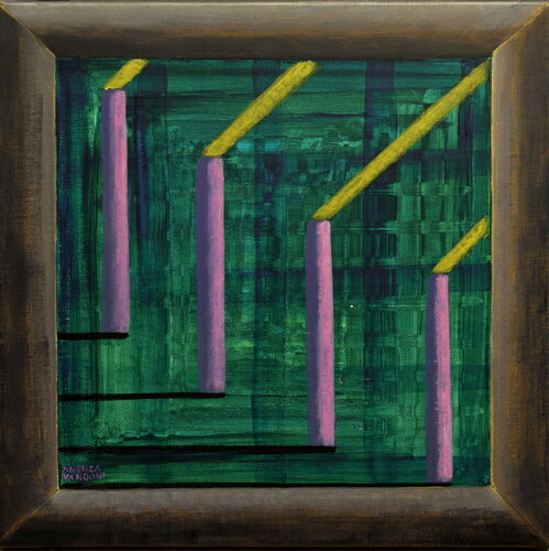 Frame with Abstract Picture von Andrea Vandoni, Malerei kaufen auf Singulart