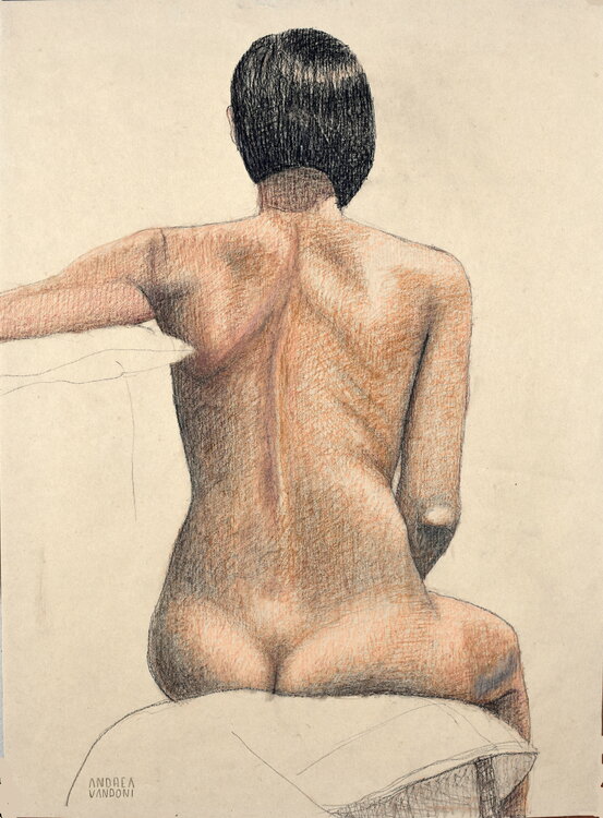 Nude Study 4 Andrea Vandoni