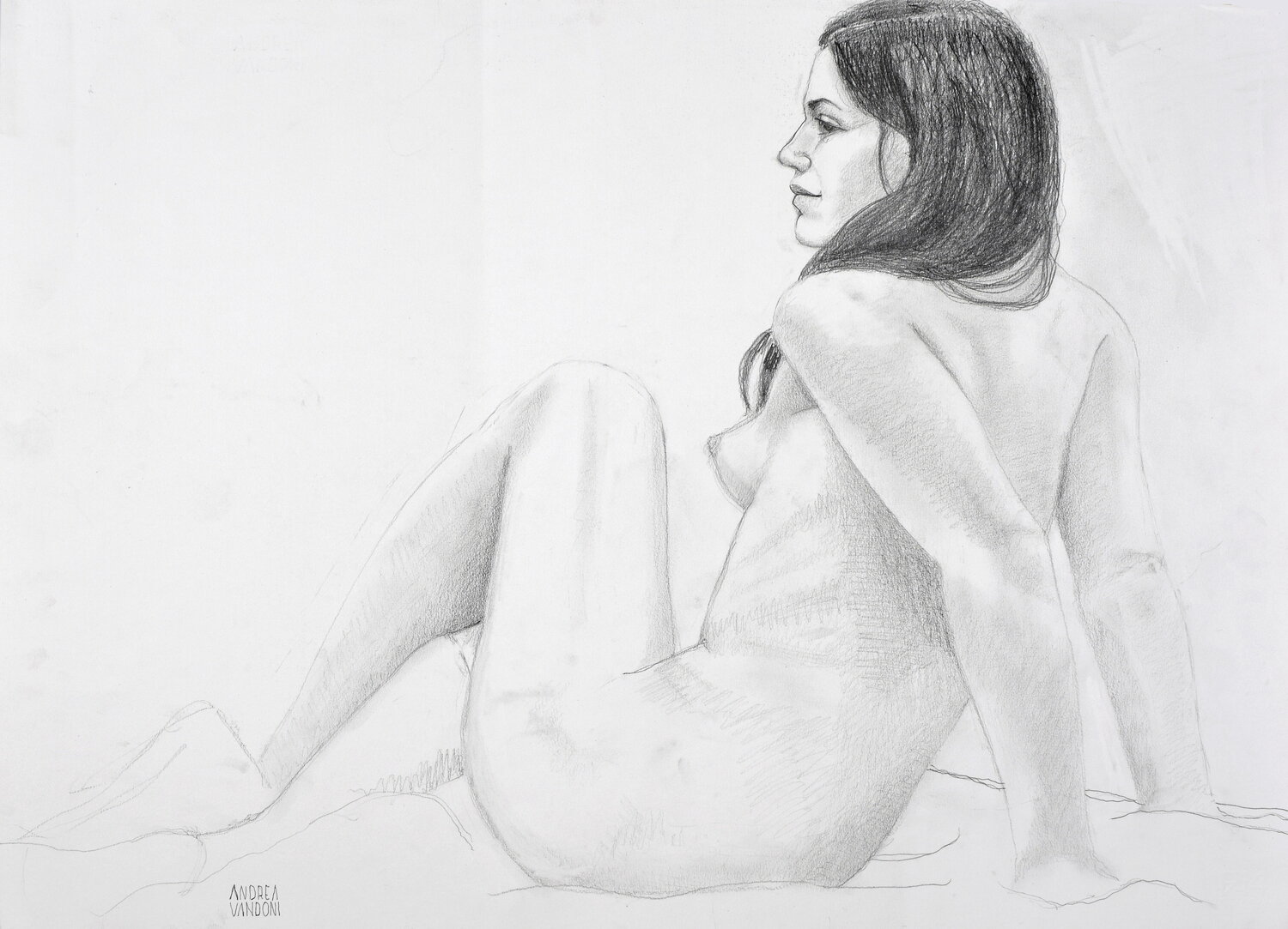 Nude Study 6 Andrea Vandoni