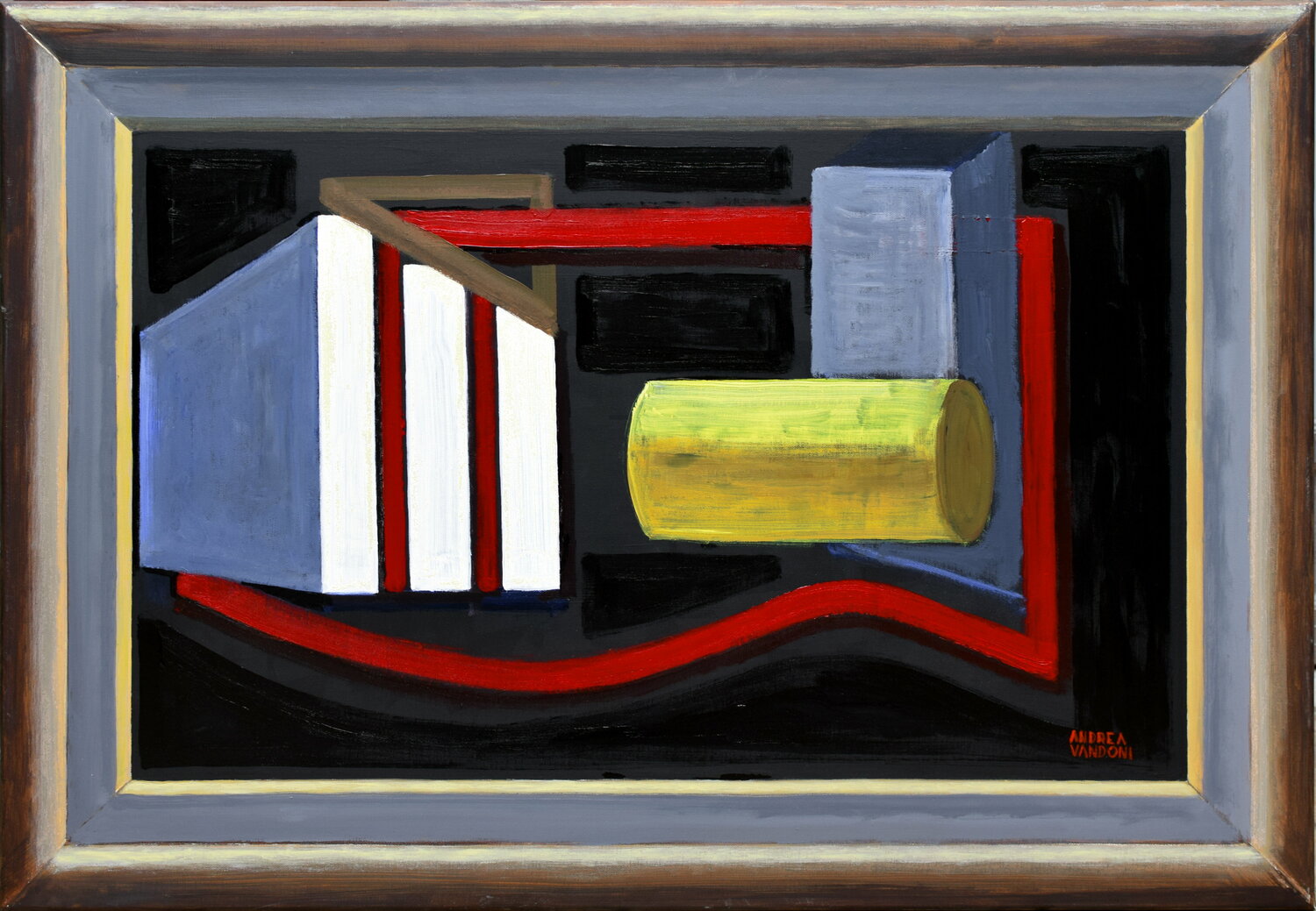 Realistic Representation Of A Framed Abstract Andrea Vandoni