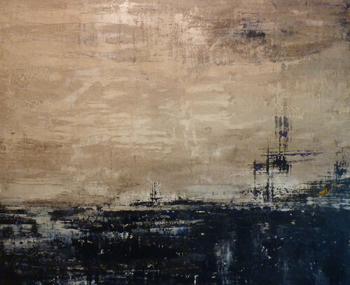 Ember Landscape par Liuba & Javier Torres, Peinture en vente sur Singulart