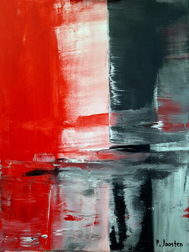 Le Rouge et le Noir di Patrick Joosten, Pittura in vendita su Singulart