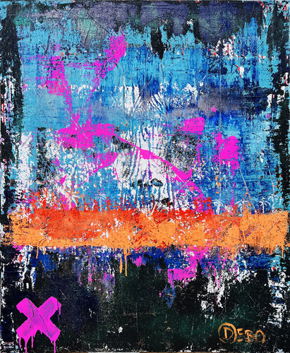 "Conversation with the unknown" by Sven Debo Bode de Sven Bode, Pintura a la venta en Singulart