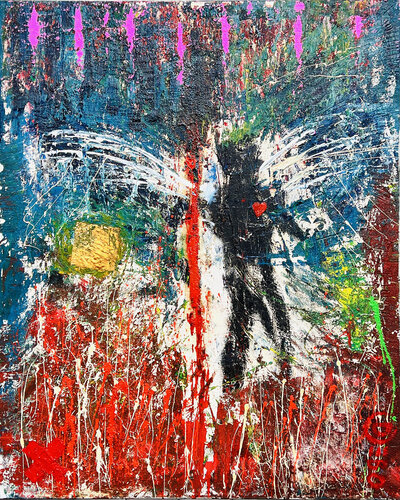 "Wingman in Love - Masterpiece" by Sven Debo Bode van Sven Bode, Schilderij te koop op Singulart