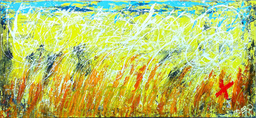 Masterpiece - Shadows in the Field von Sven Bode, Malerei kaufen auf Singulart