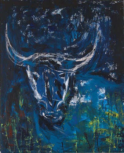 The Bull by Sven Debo Bode di Sven Bode, Pittura in vendita su Singulart