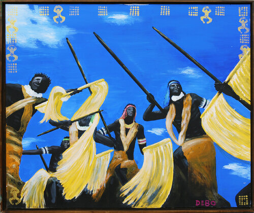 Warrior Dance de Sven Bode, Pintura a la venta en Singulart