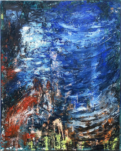 RED HORSE by Sven Debo Bode van Sven Bode, Schilderij te koop op Singulart