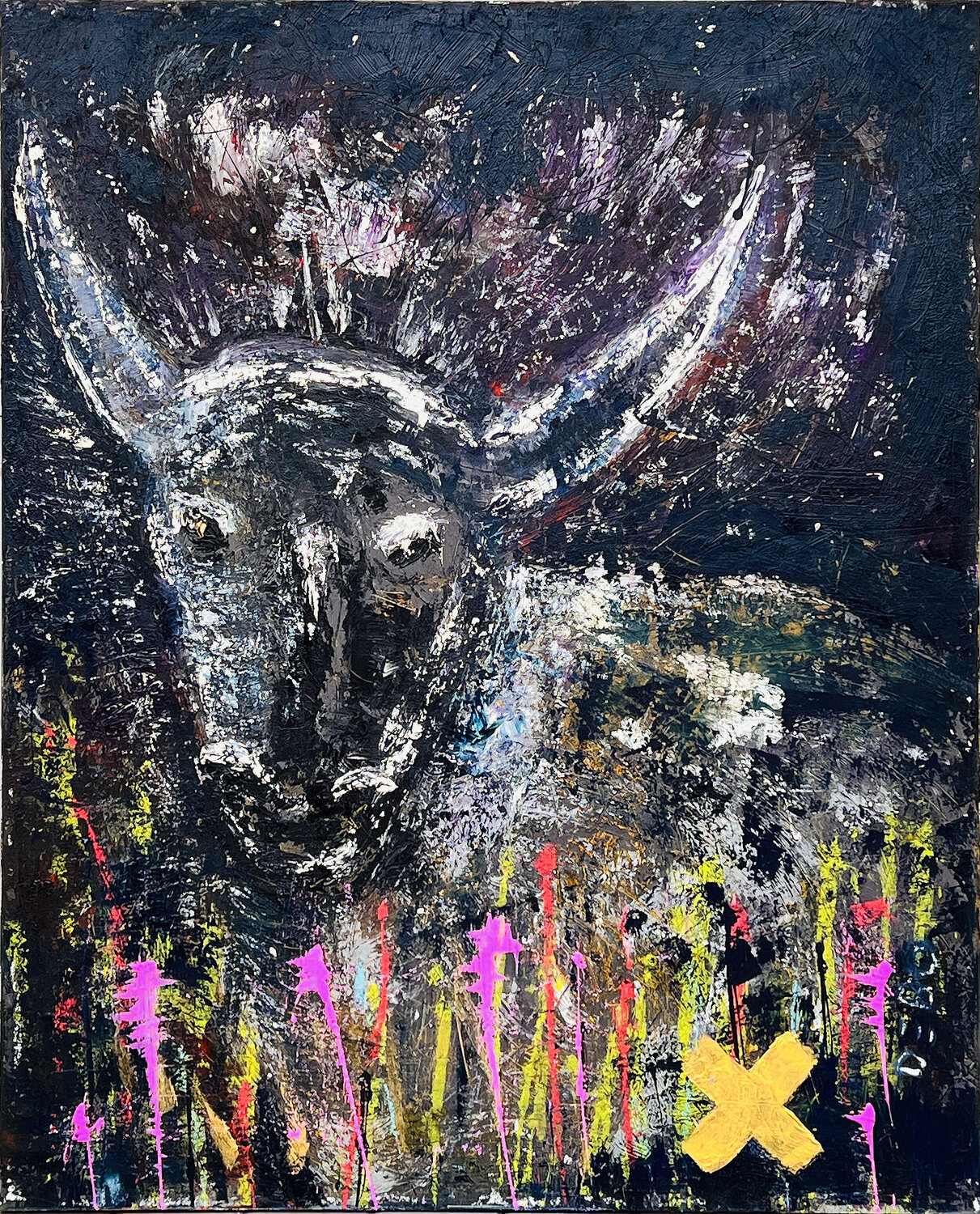 Young Bull at Night - by Sven Debo Bode Sven Bode