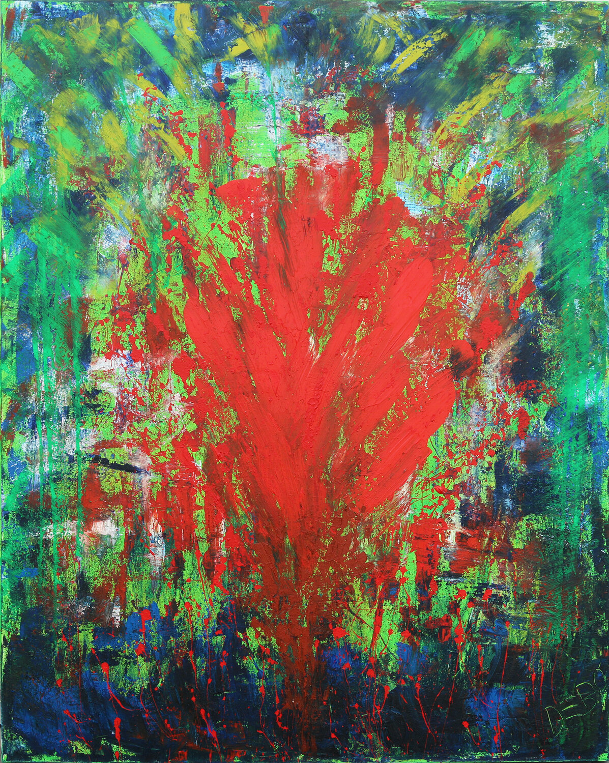 'Red Flower' by Sven Debo Bode Sven Bode