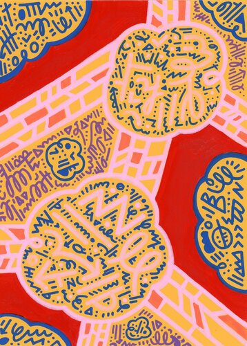 Day 5: Cosmic Expression 27 di Fiona Chinkan, Disegno in vendita su Singulart