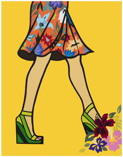 Going my way_in Spring van Mia Kim, Schilderij te koop op Singulart