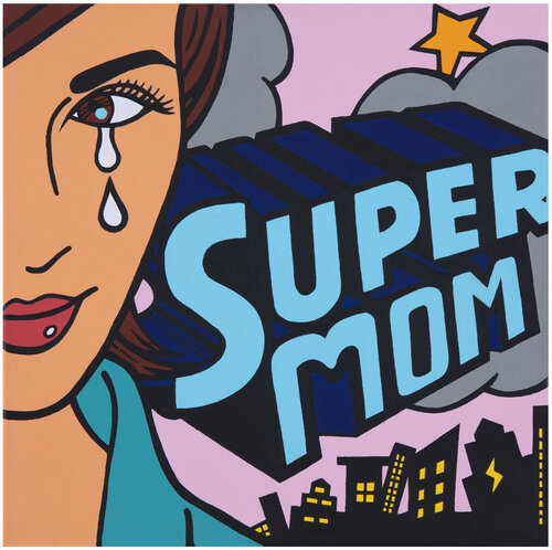 Super Mom's Tears di Mia Kim, Pittura in vendita su Singulart