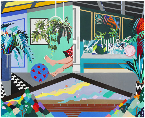 Welcome to Mia’s Wonder-Garden! di Mia Kim, Pittura in vendita su Singulart