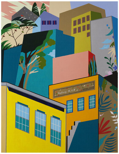 The big city 01 van Mia Kim, Schilderij te koop op Singulart