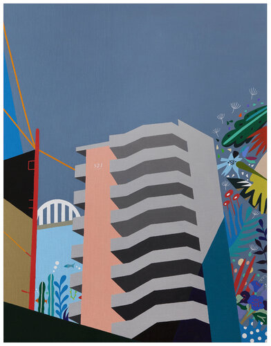 The big city 02 van Mia Kim, Schilderij te koop op Singulart