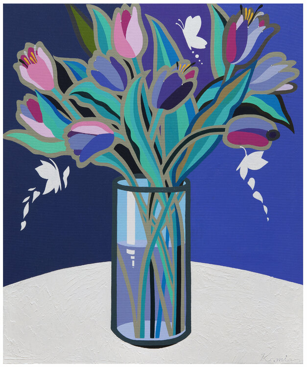 Flower.No.4 (in Violet room) Mia Kim