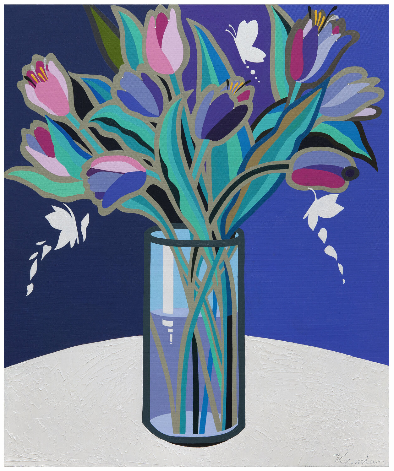 Flower.No.4 (in Violet room) Mia Kim