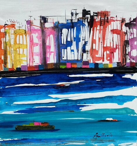 Summer at the port Gisela Gaffoglio