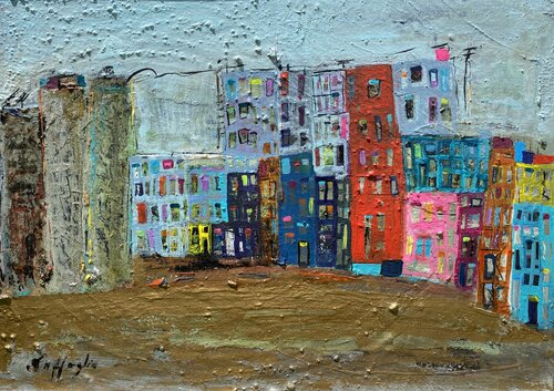 ESA ALEGRE BOHEMIA van Gisela Gaffoglio, Schilderij te koop op Singulart