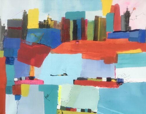 Free by Gisela Gaffoglio, Painting for Sale on Singulart